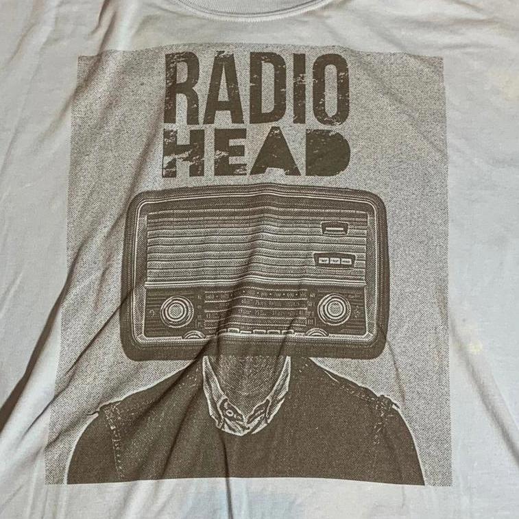 Radiohead Preowned Xl Blue Shirt